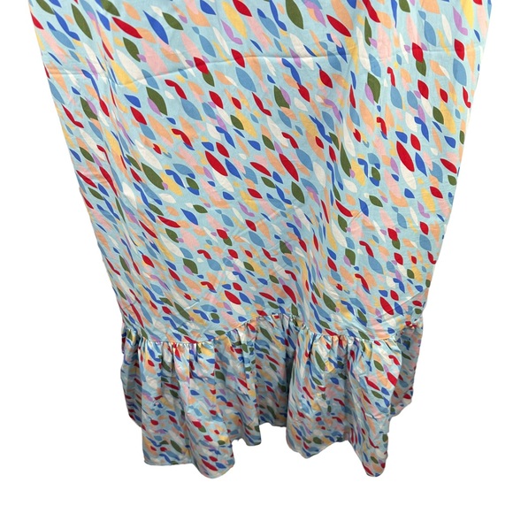 Eloquii Tie Shoulder Structured Dress Colorful size 18 NWT - Picture 5 of 14